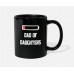 Dad Father Daughters Daughter Fathersday Black Mugs